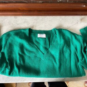 Old Navy Vibrant Green Knit Top